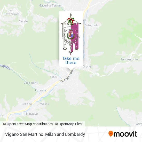 Vigano San Martino map