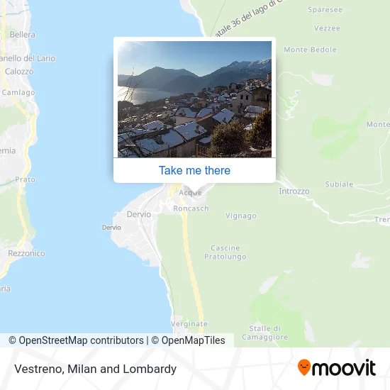 Vestreno map