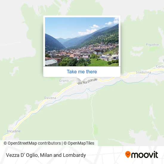 Vezza D' Oglio map