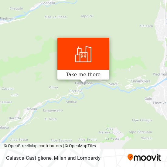 Calasca-Castiglione map