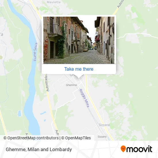 Ghemme map