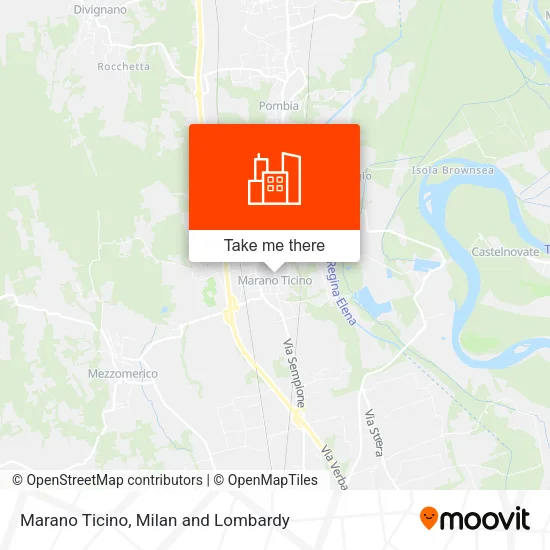 Marano Ticino map