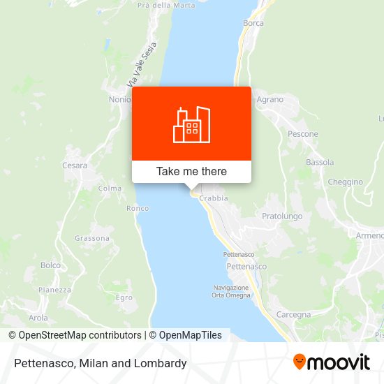 Pettenasco map