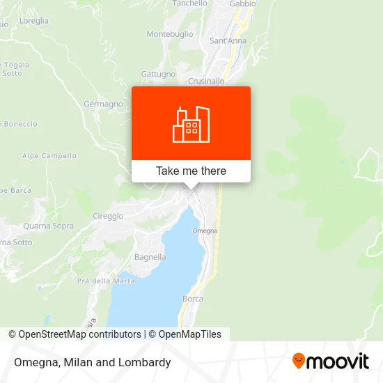 Omegna map