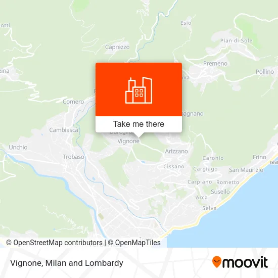 Vignone map