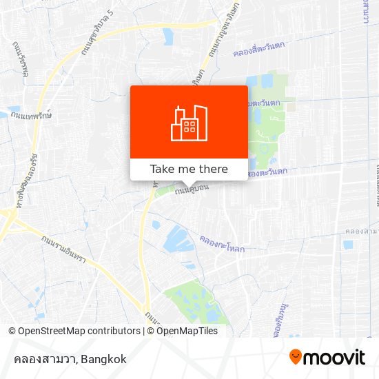 คลองสามวา map