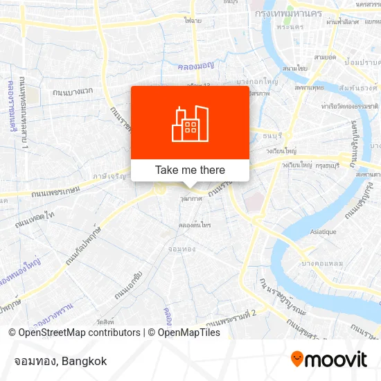 จอมทอง map