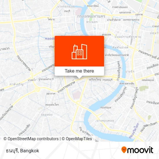 ธนบุรี map