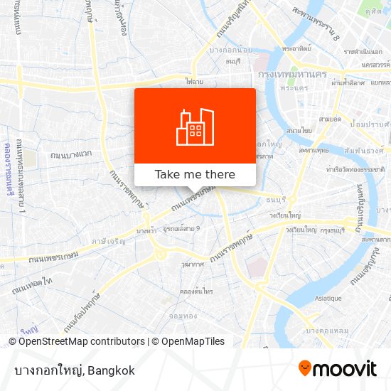 บางกอกใหญ่ map