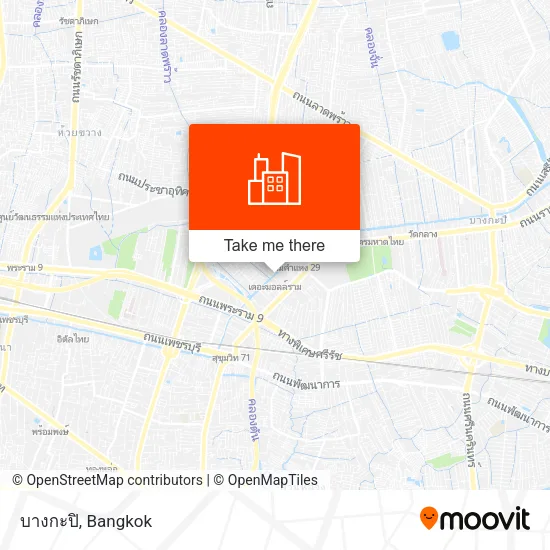 บางกะปิ map