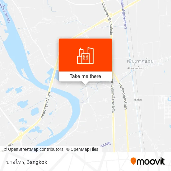 บางไทร map