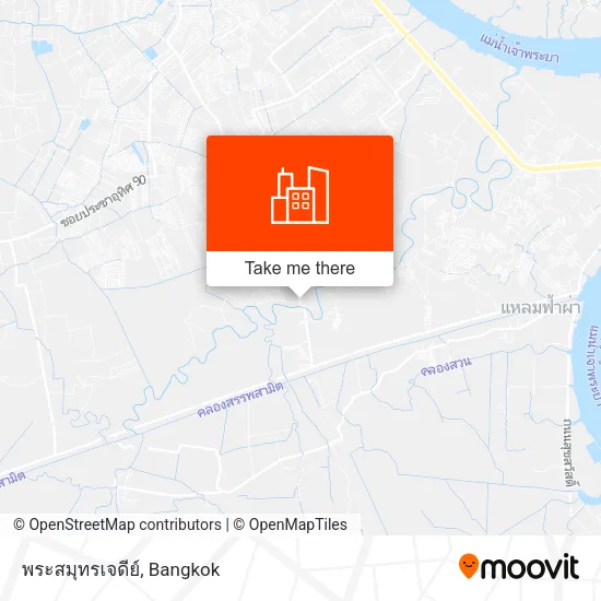 พระสมุทรเจดีย์ map