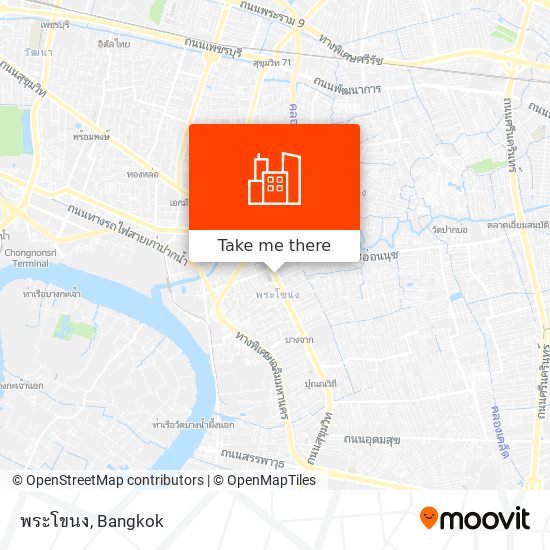 พระโขนง map