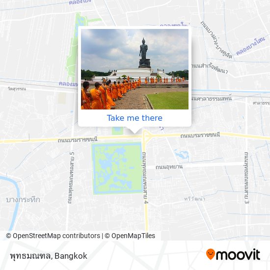 พุทธมณฑล map