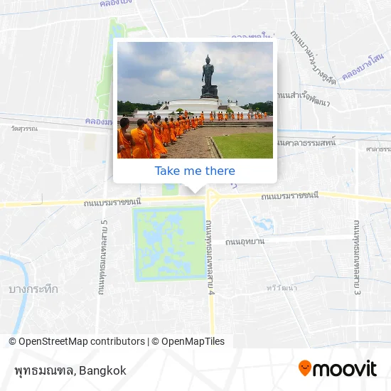 พุทธมณฑล map