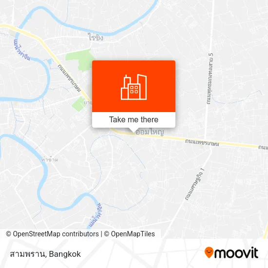 สามพราน map