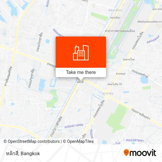 หลักสี่ map