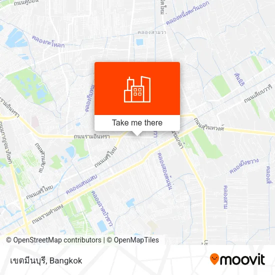 เขตมีนบุรี map