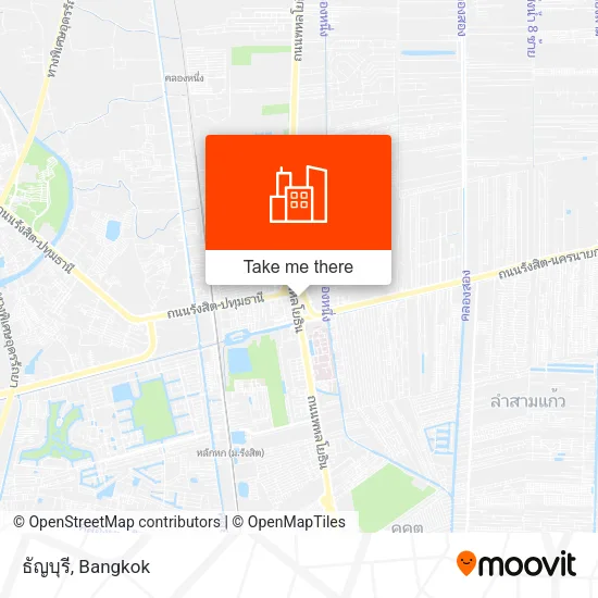ธัญบุรี map