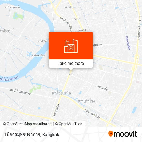 เมืองสมุทรปราการ map