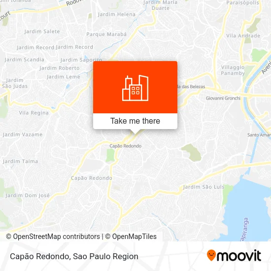 Capão Redondo map