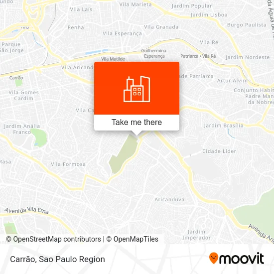 Carrão map