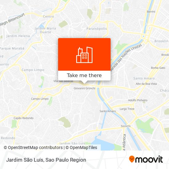 Jardim São Luís map