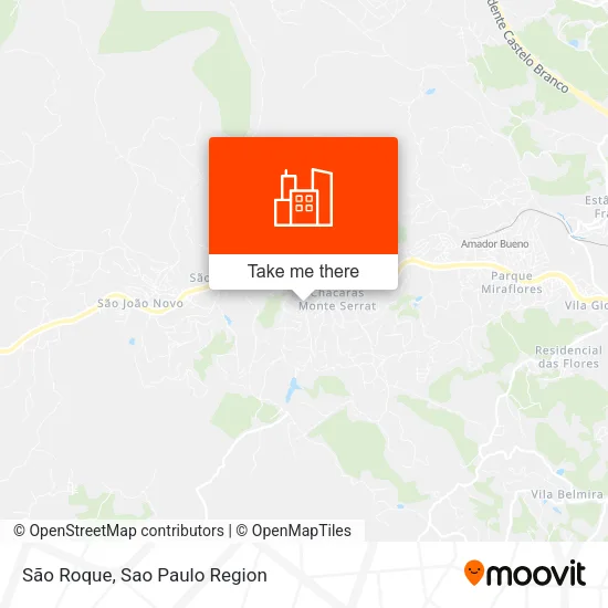 São Roque map