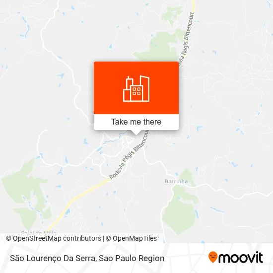 São Lourenço Da Serra map