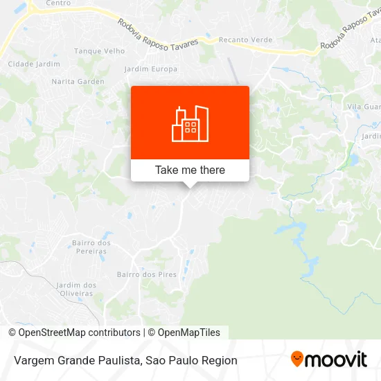Vargem Grande Paulista map