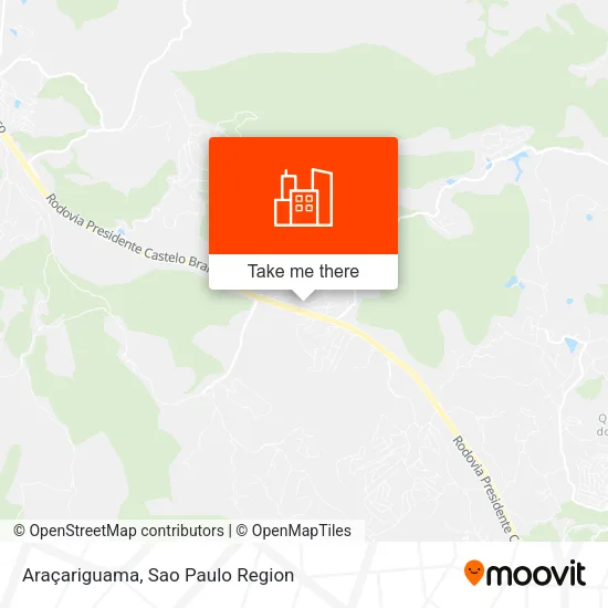 Araçariguama map