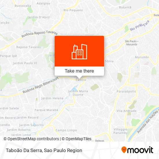 Taboão Da Serra map
