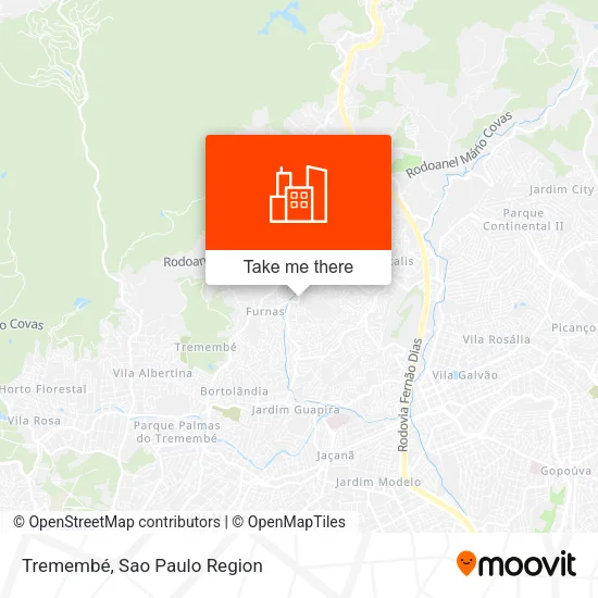 Tremembé map