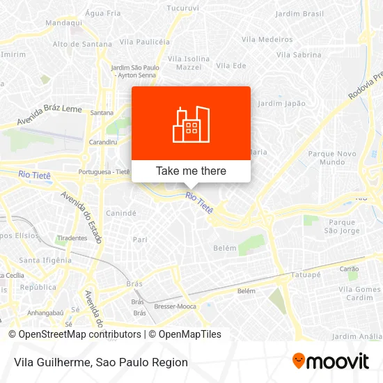 Vila Guilherme map