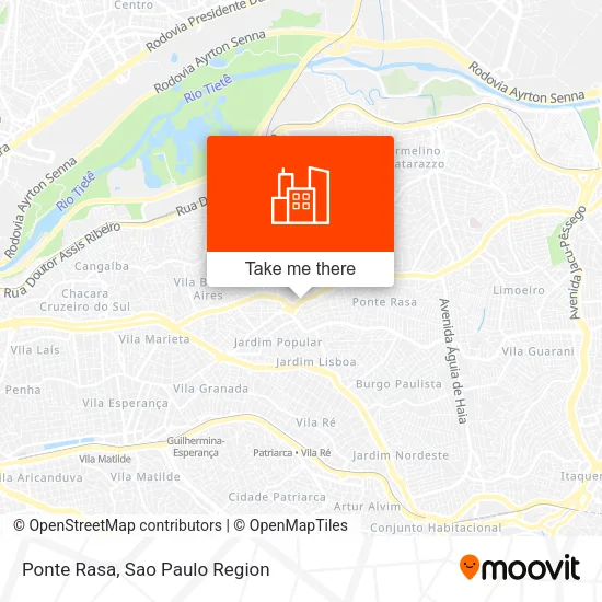 Ponte Rasa map