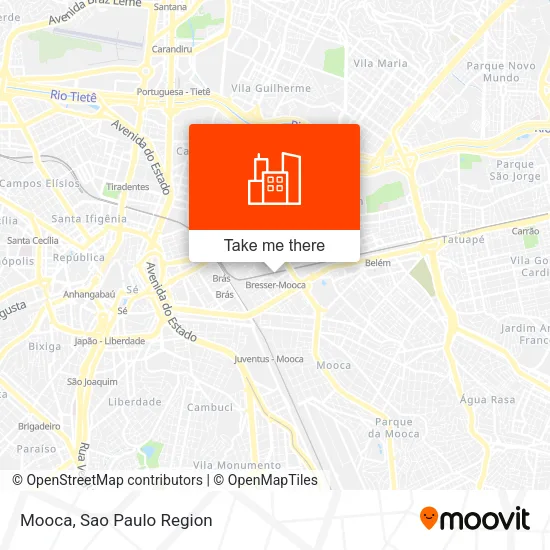 Mooca map