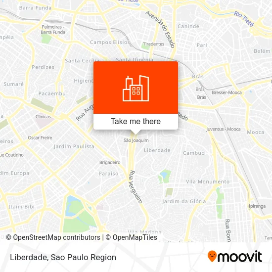Liberdade map