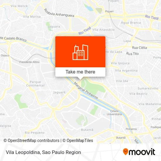 Vila Leopoldina map