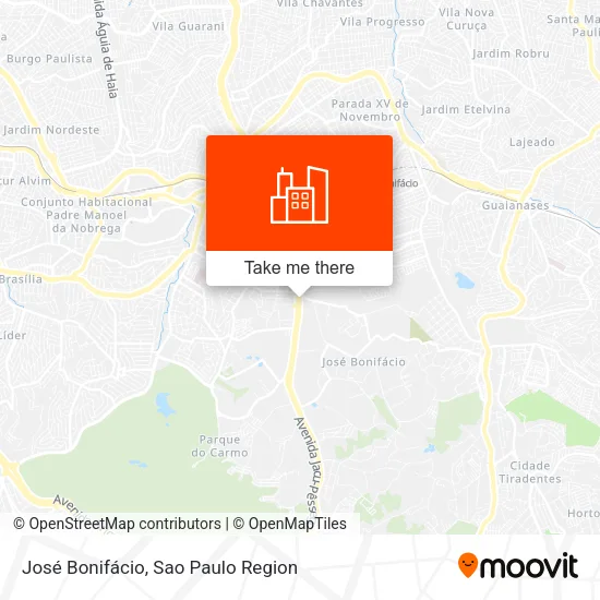 José Bonifácio map