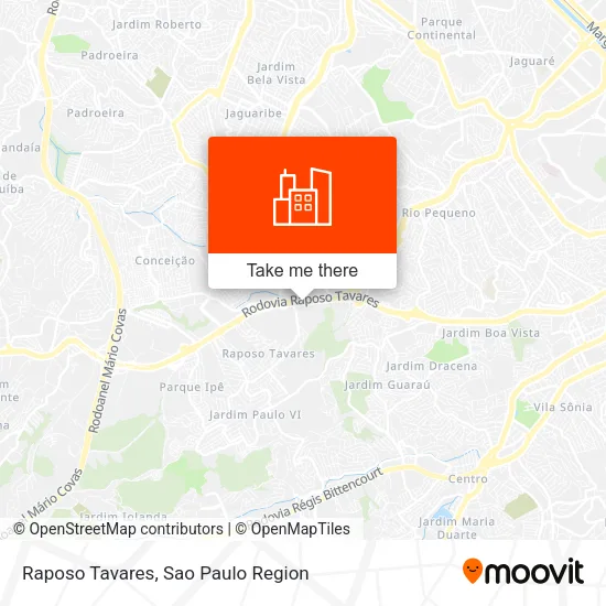 Raposo Tavares map