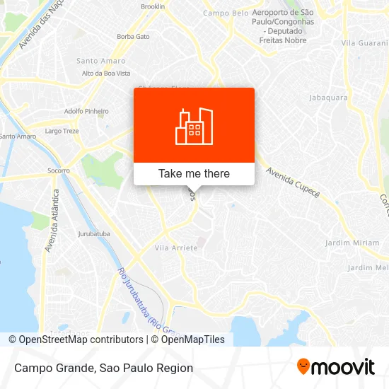Campo Grande map