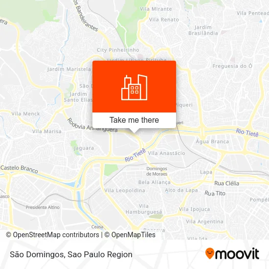 São Domingos map