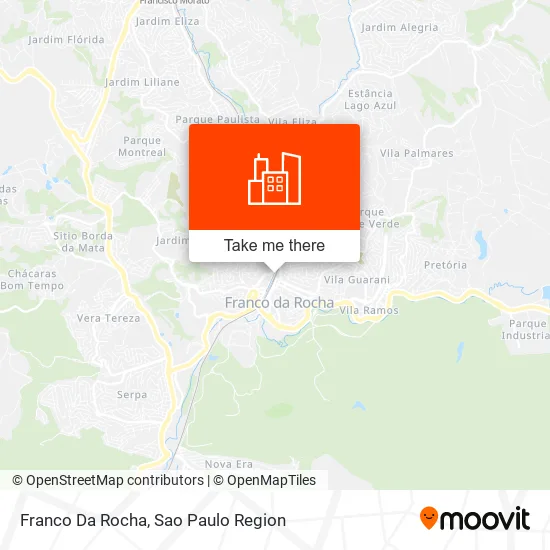 Franco Da Rocha map