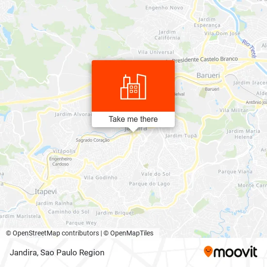 Jandira map