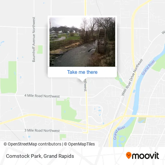 Comstock Park map