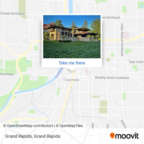 Mapa de Grand Rapids