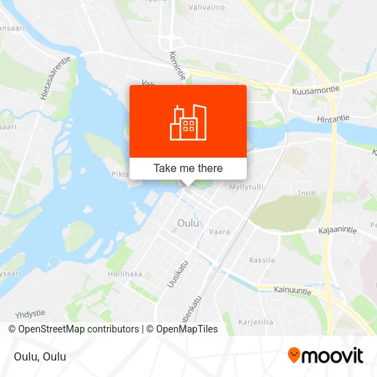 Oulu map