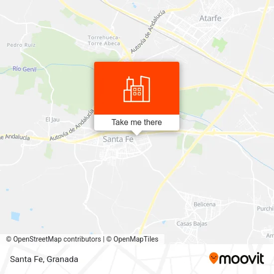 Santa Fe map