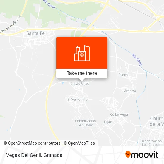 Vegas Del Genil map
