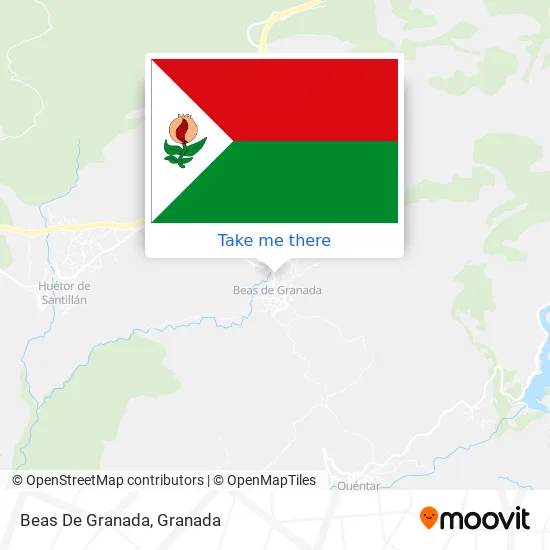 Beas De Granada map